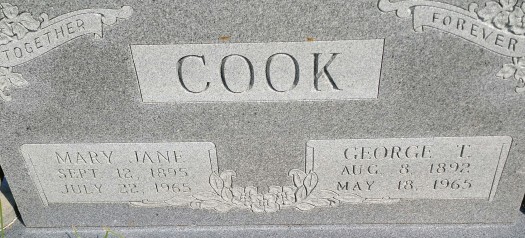 mr. cook tombstone